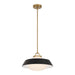 Crystorama - XAN-8006-VG-MK - One Light Pendant - Xander - Vibrant Gold