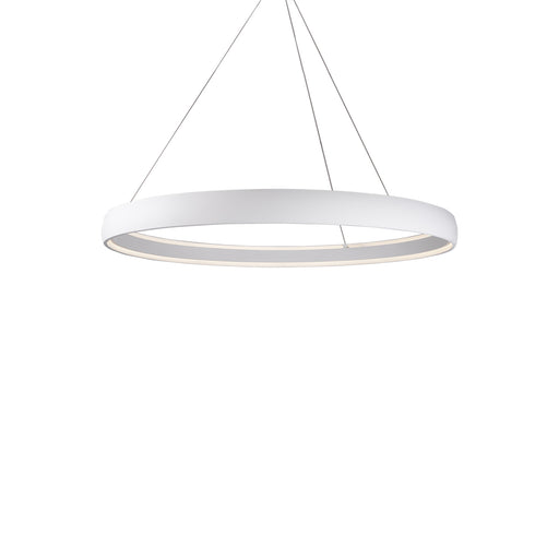 Halo LED Pendant White