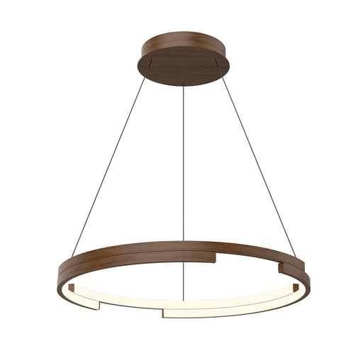 Kuzco Lighting - PD52724-WT-UNV - LED Pendant - Anello Minor - Walnut