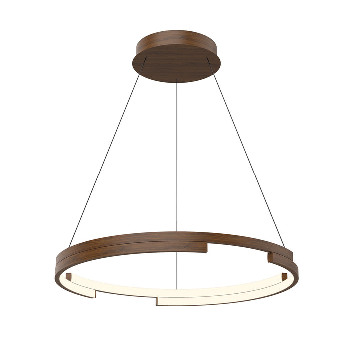Kuzco Lighting - PD52724-WT-UNV - LED Pendant - Anello Minor - Walnut
