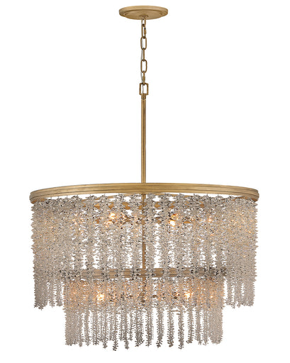 Rubina LED Chandelier Burnished Gold