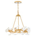 Fredrick Ramond - FR41938DG - LED Chandelier - Audra - Deluxe Gold