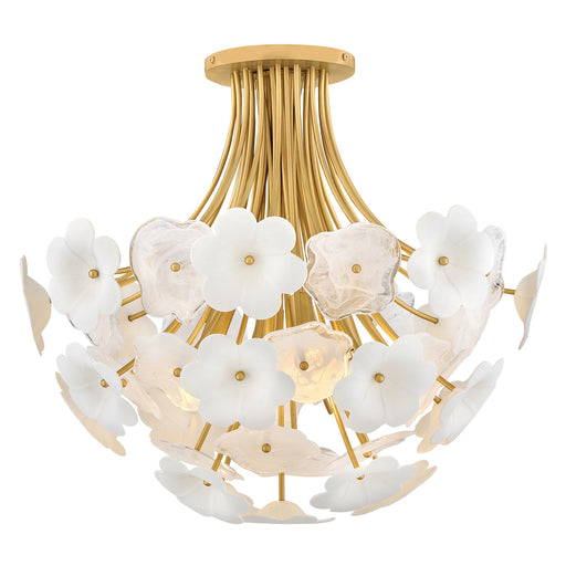 Fredrick Ramond - FR41961DG - LED Semi Flush Mount - Marianne - Deluxe Gold