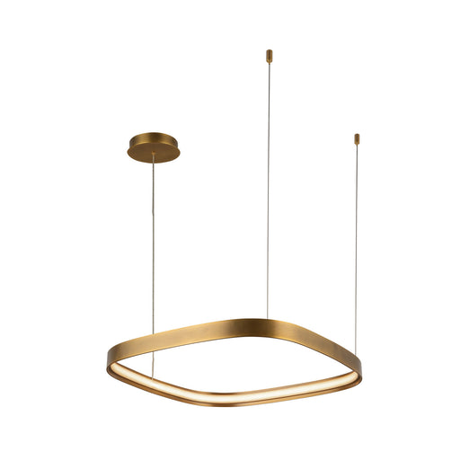 Yukon LED Pendant Vintage Brass