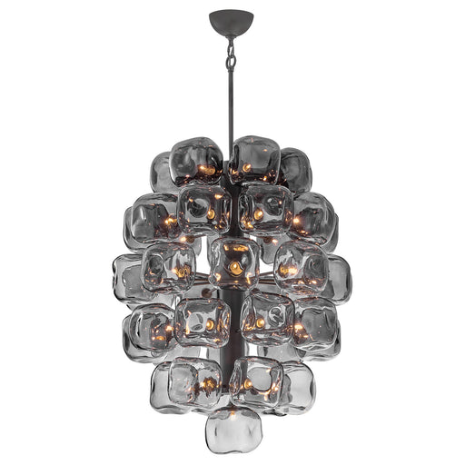 Fredrick Ramond - FR46858BGR - LED Chandelier - Perriand - Brushed Graphite