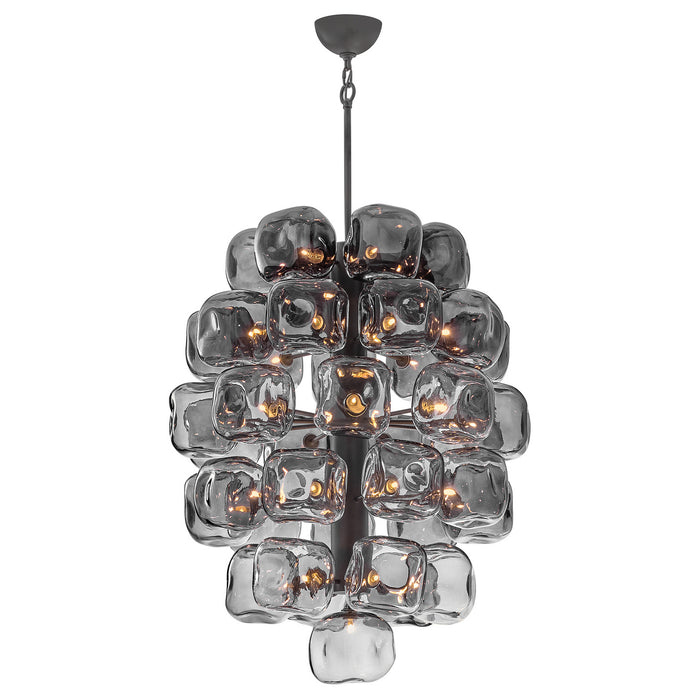 Fredrick Ramond - FR46858BGR - LED Chandelier - Perriand - Brushed Graphite
