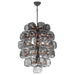 Fredrick Ramond - FR46858BGR - LED Chandelier - Perriand - Brushed Graphite