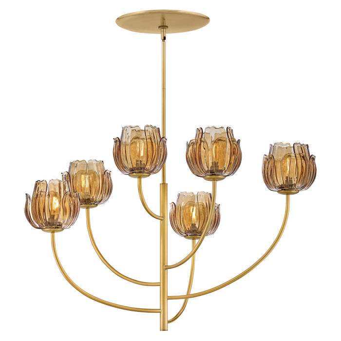 Fredrick Ramond - FR46896UB-AM - LED Chandelier - Fantine - Unlacquered Brass