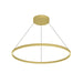 Kuzco Lighting - PD87136-BG-UNV-010 - LED Pendant - Cerchio - Brushed Gold