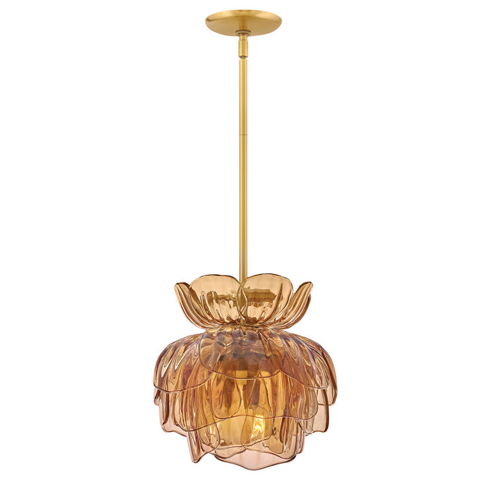 Fredrick Ramond - FR46897UB-AM - LED Pendant - Fantine - Unlacquered Brass