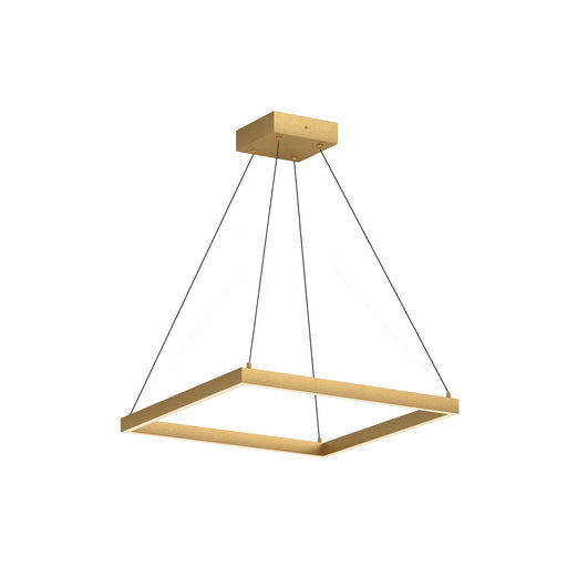 Piazza LED Pendant Brushed Gold