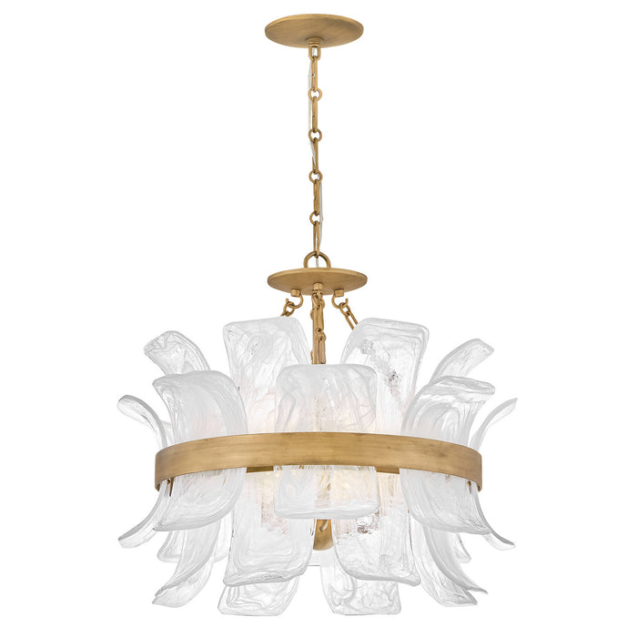 Fredrick Ramond - FR46911BNG - LED Chandelier - Fleur - Burnished Gold