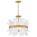 Fredrick Ramond - FR46911BNG - LED Chandelier - Fleur - Burnished Gold