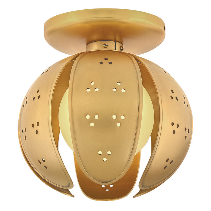 Fredrick Ramond - FR46962UB-LL - LED Semi Flush Mount - Anthos - Unlacquered Brass