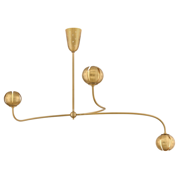 Fredrick Ramond - FR46963UB-LL - LED Chandelier - Anthos - Unlacquered Brass