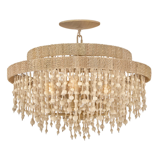 Fredrick Ramond - FR47003BNG - LED Semi Flush Mount - Freya - Burnished Gold