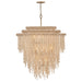 Fredrick Ramond - FR47006BNG - LED Chandelier - Freya - Burnished Gold