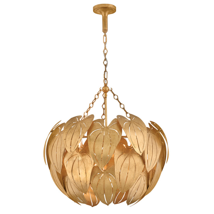 Fredrick Ramond - FR47165DA - LED Chandelier - Camille - Distressed Brass