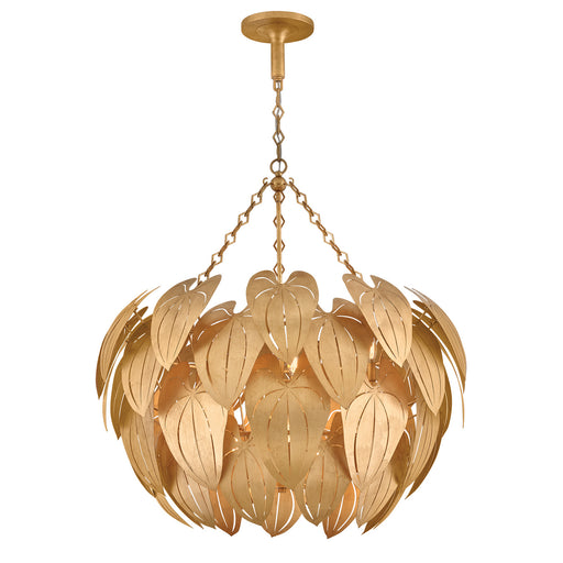 Fredrick Ramond - FR47166DA - LED Chandelier - Camille - Distressed Brass