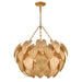 Fredrick Ramond - FR47166DA - LED Chandelier - Camille - Distressed Brass