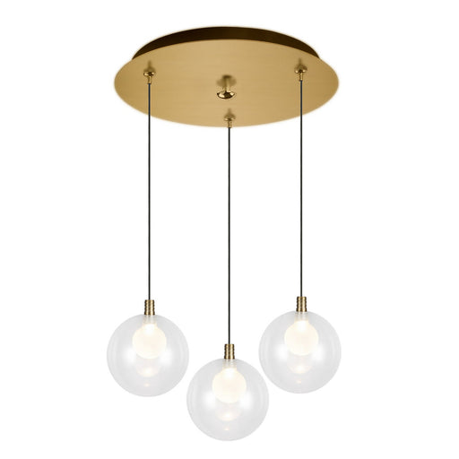 Kuzco Lighting - MP3106BG-03 - LED Pendant - Bolla - Brushed Gold