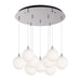 Kuzco Lighting - MP3106CHOP-09 - LED Pendant - Bolla - Chrome/Opal Glass