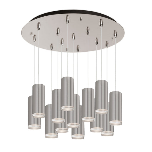 Cameo LED Pendant Brushed Nickel