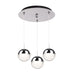 Kuzco Lighting - MP402801CH-03 - LED Pendant - Pluto - Chrome