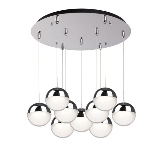 Pluto LED Pendant Chrome