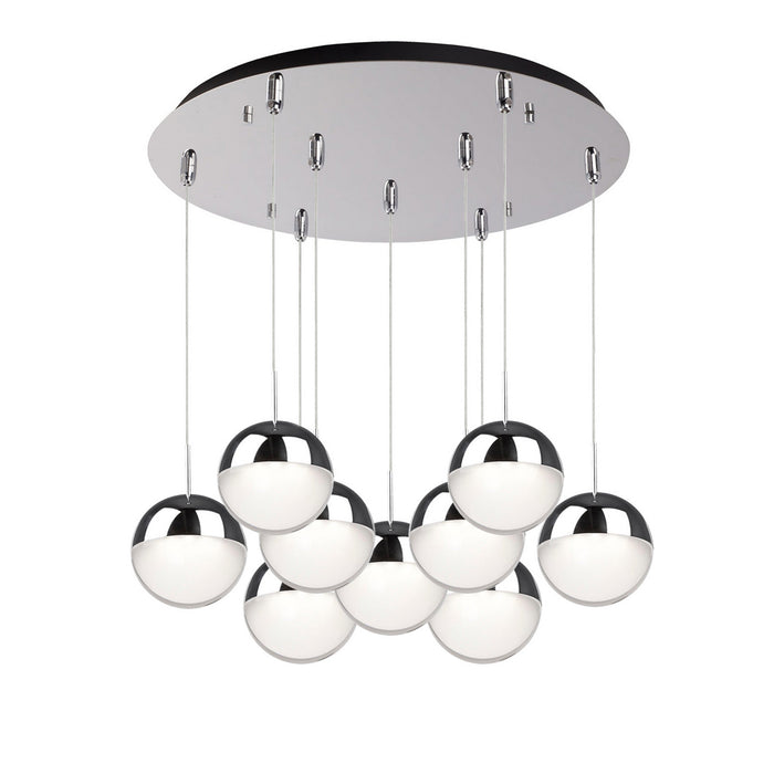 Kuzco Lighting - MP402801CH-09 - LED Pendant - Pluto - Chrome