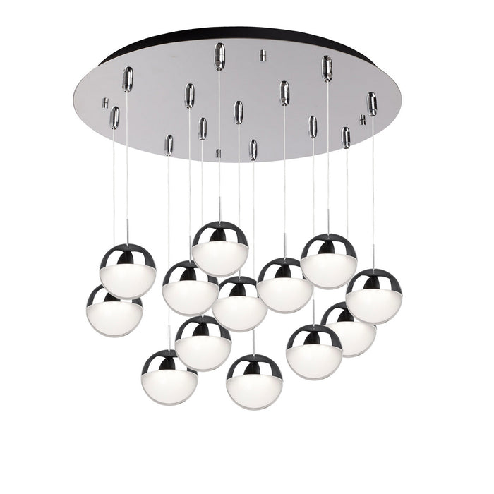 Kuzco Lighting - MP402801CH-13 - LED Pendant - Pluto - Chrome