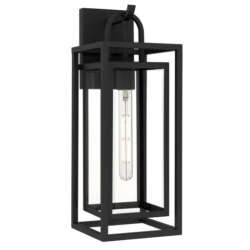 Jayce One Light Outdoor Wall Lantern Matte Black