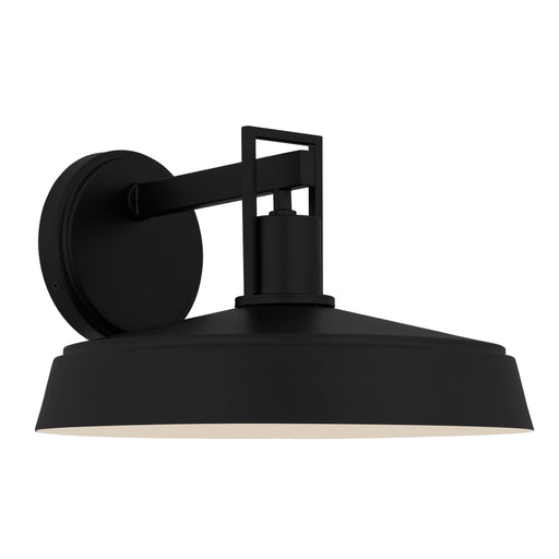 Karson One Light Outdoor Wall Lantern Matte Black