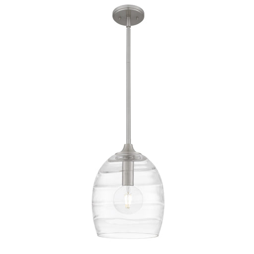 Lucy One Light Mini Pendant Brushed Nickel