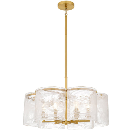 Quoizel - MAI2824BRG - Six Light Pendant - Maisie - Brushed Gold