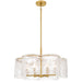 Quoizel - MAI2824BRG - Six Light Pendant - Maisie - Brushed Gold