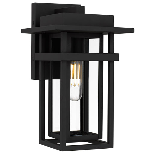 Morgan One Light Outdoor Wall Lantern Earth Black
