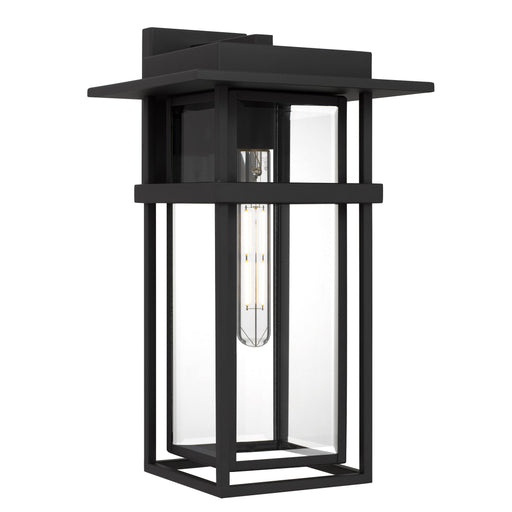Morgan One Light Outdoor Wall Lantern Earth Black