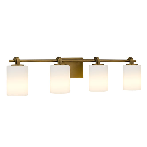 Morris Four Light Vanity Weathered Brass