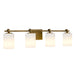 Quoizel - MORR8632WS - Four Light Vanity - Morris - Weathered Brass