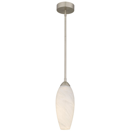 Burnett LED Mini Pendant Brushed Nickel