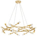 Quoizel - PCCOR2832GFL - LED Pendant - Cora - Gold Leaf