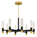 Quoizel - PCDAV5032BRG - LED Chandelier - Davies - Brushed Gold