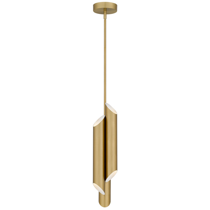 Quoizel - PCMAN1505BRG - LED Mini Pendant - Manelis - Brushed Gold