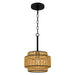 Quoizel - TET1510MBK - One Light Mini Pendant - Teton - Matte Black