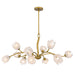 Quoizel - WALK5040PVB - 12 Light Chandelier - Walker - Vintage Brass