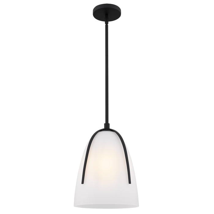 Quoizel - WHIT1510MBK - One Light Mini Pendant - Whitmore - Matte Black