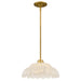 Quoizel - WHP1814BRG - One Light Pendant - Whitecap - Brushed Gold