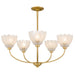 Quoizel - WHP5028BRG - Five Light Chandelier - Whitecap - Brushed Gold
