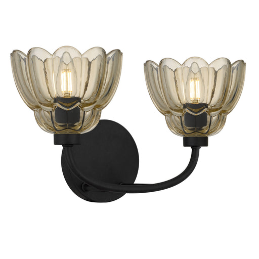 Whitecap Two Light Vanity Mottled Cocoa